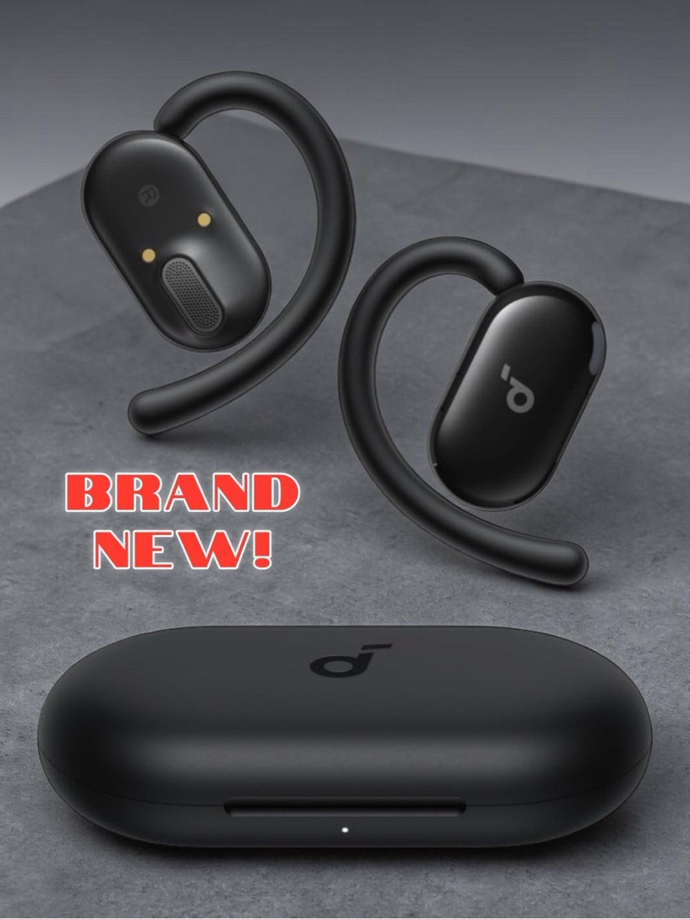 🎧🎶 Soundcore V20i by Anker Open-Ear Headphones – Black